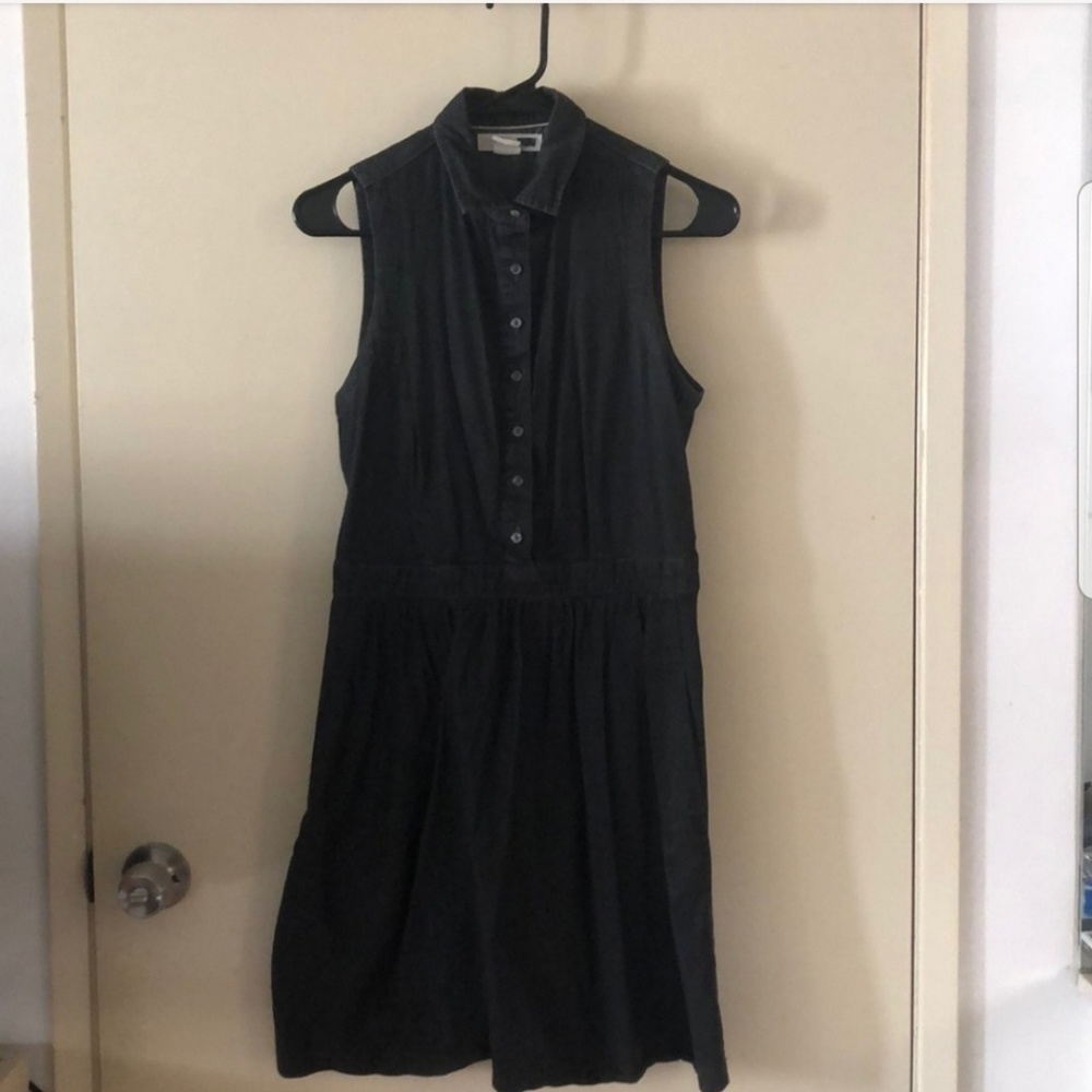 Levi's denim collar skater dress